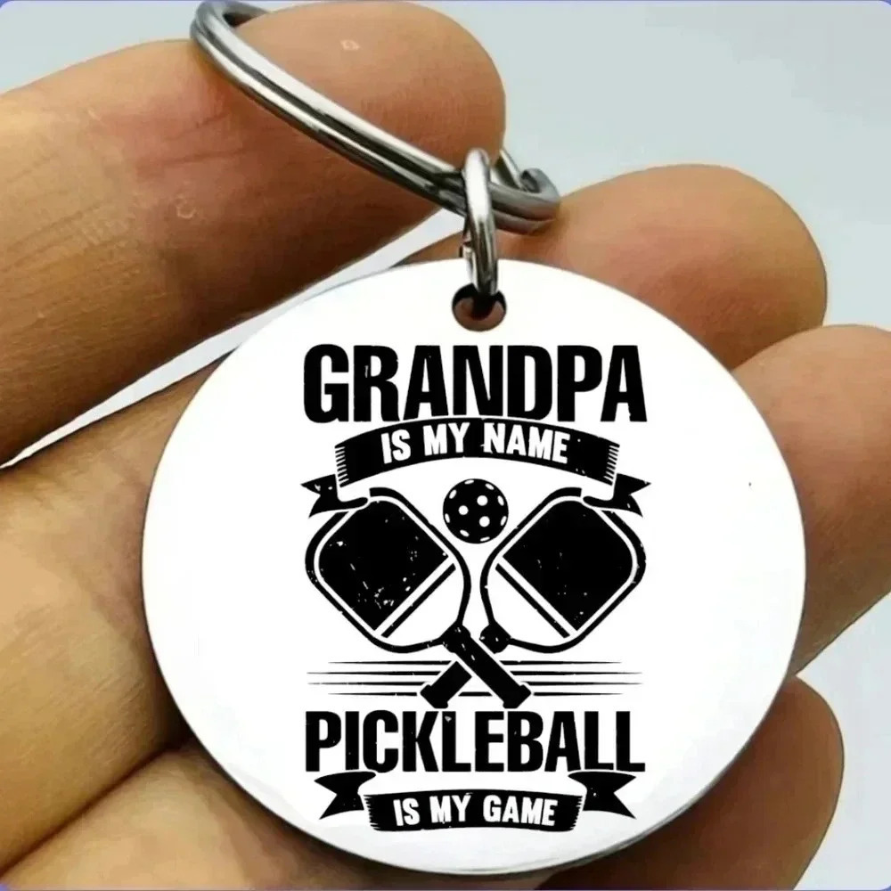 Pickleball  grandpa that's my game Keychain